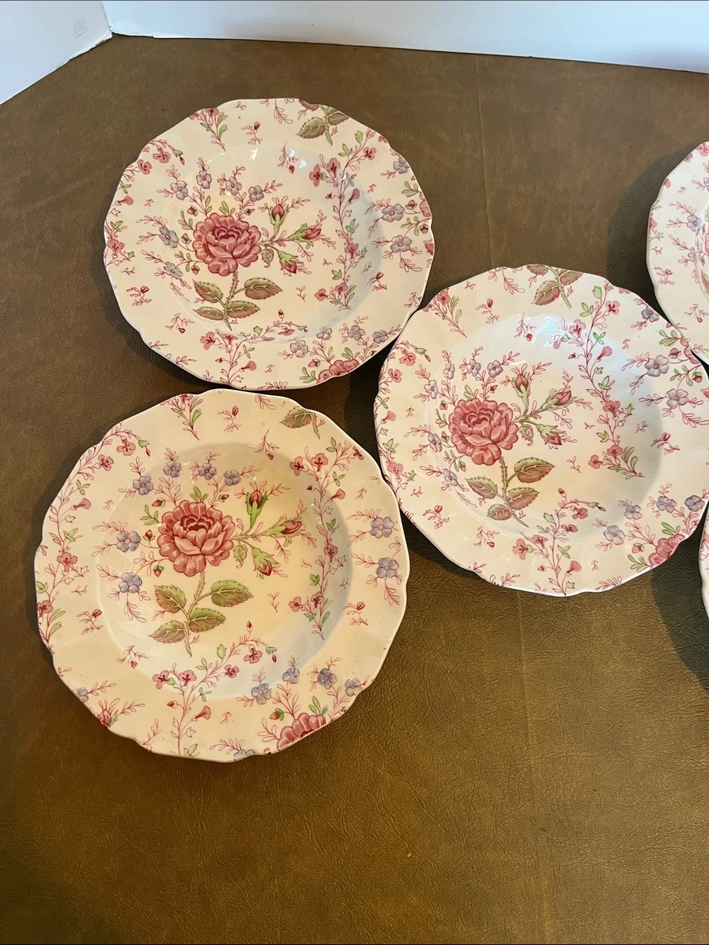 Johnson Brothers Rose Chintz Made in England Set of Five Bowls